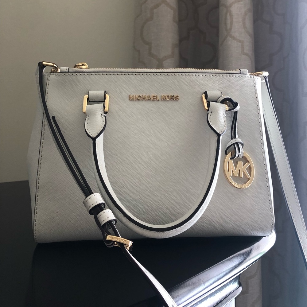 Michael Kors Kellen satchel XS in optic white